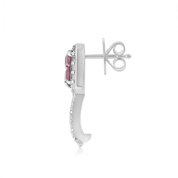 Amethyst Aura Earrings