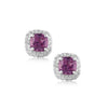 Alexandrite Cushion Earrings