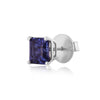 Blue Tanzanite Asscher Earrings