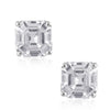 Asscher-ed Diamond Earrings