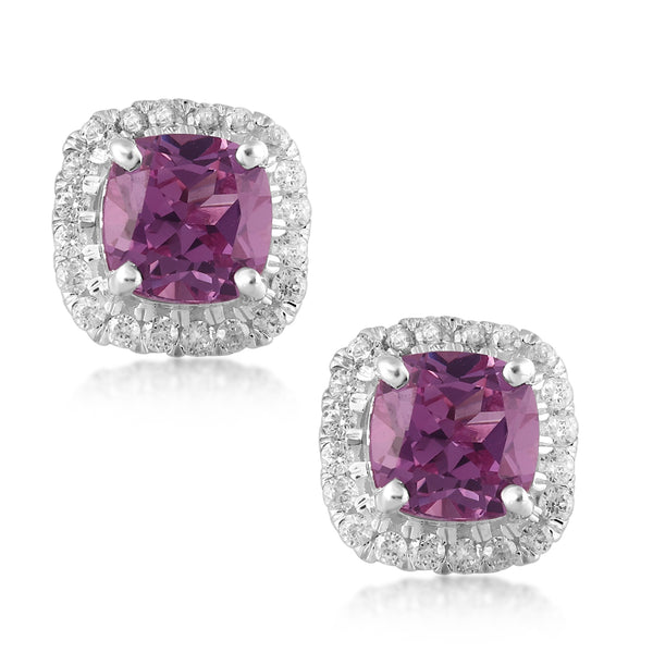 Alexandrite Cushion Earrings (Copy)